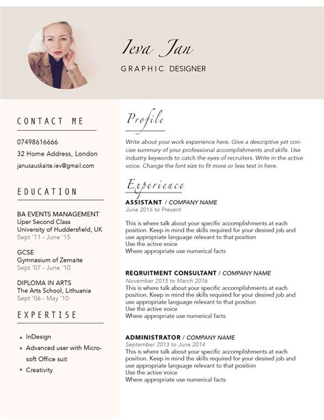 Curriculum vitae (cv) means course of life in latin, and that is just what it is. Hi there! I am cvbyeva meaning CV design is my thing. I am ...