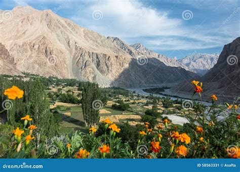 View Of Turtuk Village In Leh Ladakh Jammu And Kashmir India Royalty