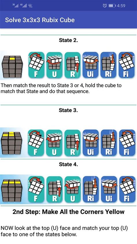 How to solve the 2x2 rubik's cube (in six steps): How To Solve a Rubix Cube 3×3×3 Step By Step for Android ...