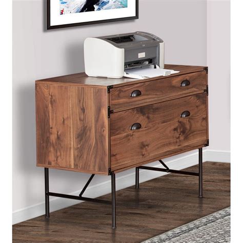 Lateral files are designed to open along one of the long sides. Union Rustic Bruening 3 Drawer Lateral Filing Cabinet ...