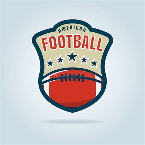 American Football Logo Shape Stock Illustrations 4356 American