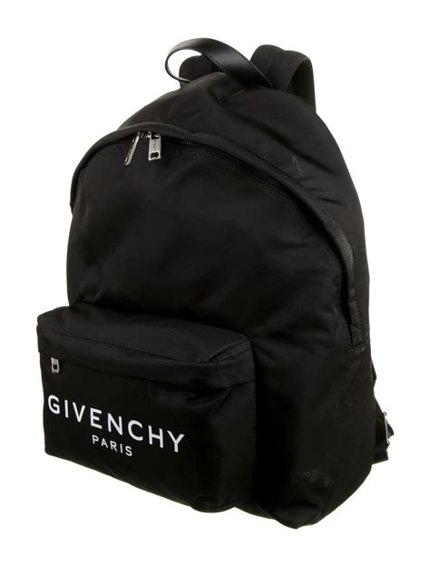 Givenchy Nylon Logo Backpack Bags Giv102188 The Realreal
