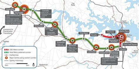 Sydney West Metro Route Announced News Railway Gazette International