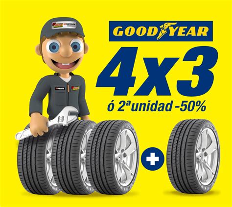 Nueva Promoción 4x3 Con La Compra De Neumáticos Goodyear