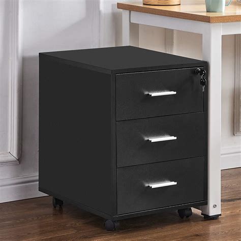 Buy Redd Royal Mobile Wooden Home Office File Storage Cabinet With 3