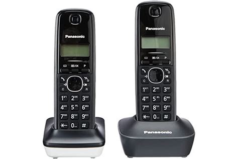 Panasonic Kx Tg1612 Teléfono Fijo Inalámbrico Dúo Lcd Identificador
