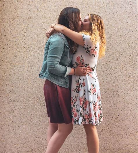 Jess And Lo Lesbians Kissing Floral Skirt Skirts Girl Instagram