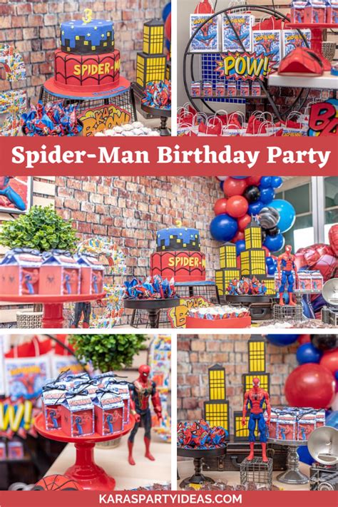 Karas Party Ideas Spider Man Birthday Party Karas Party Ideas