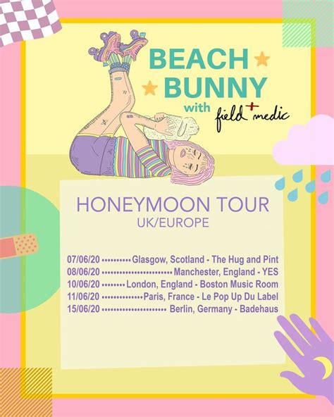 beach bunny beachbunnymusic twitter beach bunny honeymoon tour boston music