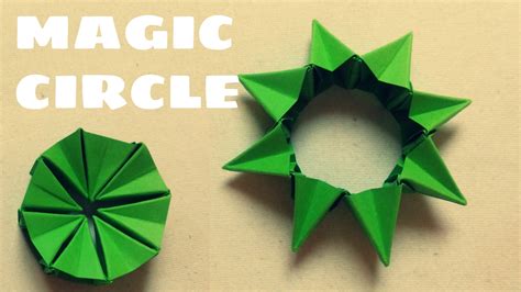 Origami Magic Flexible Circle Origami Easy Youtube Origami Easy