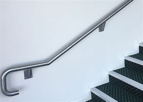 Rust Resistant Stainless Steel Handrail Wall Mounted Handrail For