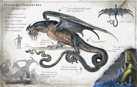 Tasseled Thundermaw Species Dragonslayer Codex By Sawyerleeart On