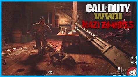 Call Of Duty World War Ii Zombies Groesten Haus Gameplay Ww2