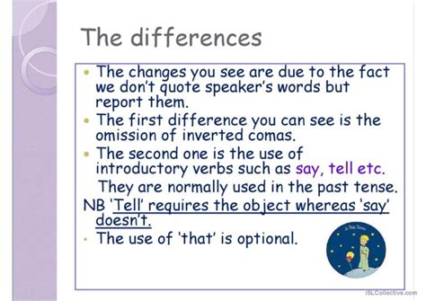 Reported Statements Commands And Re English Esl Powerpoints