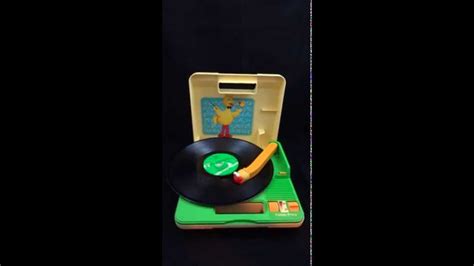 1983 Sesame Street Portable Record Player Youtube