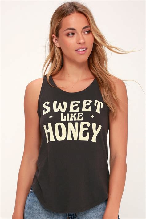 chaser sweet like honey muscle tee lace up top lulus