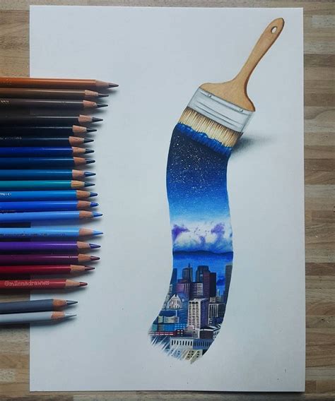 Practising Painting And Drawing To Become An Artist Color Pencil Art