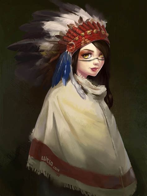 Indian Girl Milucia Hsiang Native American Girls Indian Girls Anime Girl