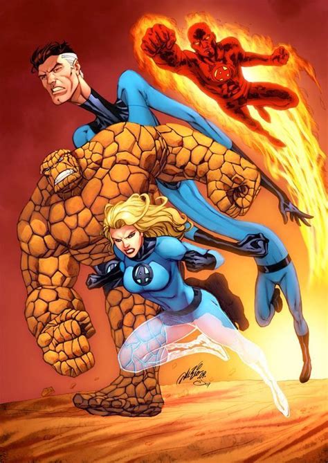 Fantastic Four Marvel Comic Character Comic Book Characters Marvel