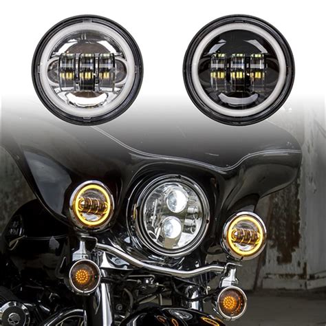 The included bluetooth control box is the most powerful on the market by allowing users to install up to 1. 2 Pcs 4.5 inch Fog Lights Special for Harley Davidson ...