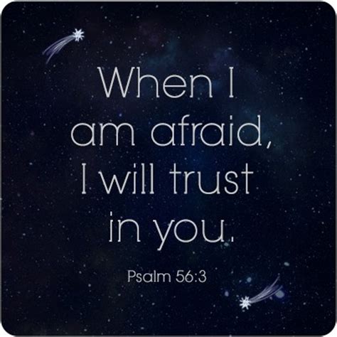 What can flesh do to me? When I am afraid, I will trust in you. - Psalm 56:3 ...