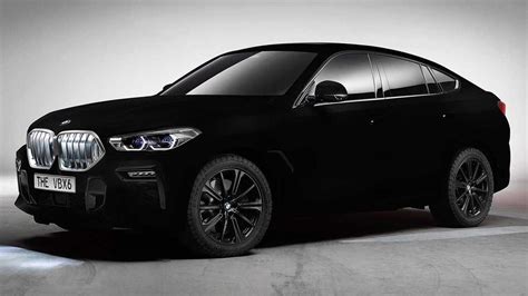 BMW X6 Vantablack Arrives In World S Darkest Black Coloration Bmw X6