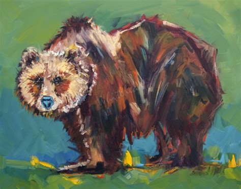 Diane Whitehead Art Out West Not A Painting A Day Fun Bear