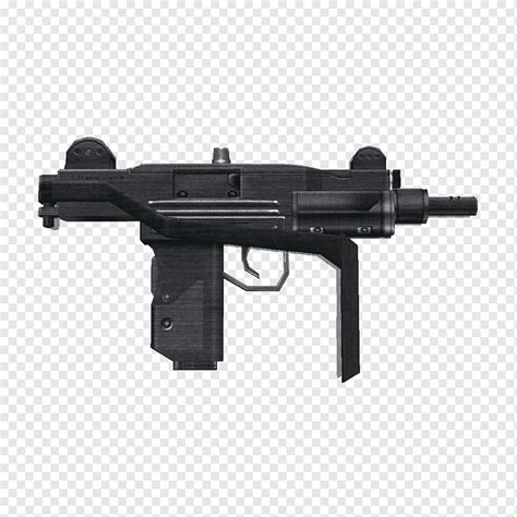 Imi Mini Uzi Submachine Gun Firearm Pistol Sniper Rifle Angle