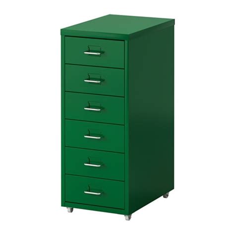 Great savings free delivery / collection on many items. HELMER Drawer unit on casters - green - IKEA