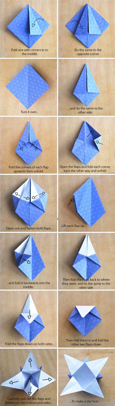 :) we need one dollar bill. Origami Star Boxes with Printable Origami Paper - Picklebums
