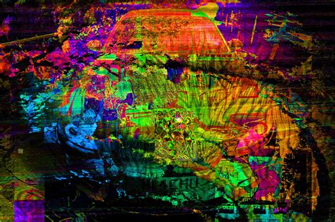 Glitch Art Colors Bright Wallpaper Art And Paintings Wallpaper Better