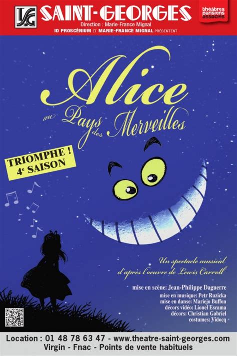 Spectacle Alice Au Pays Des Merveilles Paris - Alice au pays des merveilles au Théâtre Saint-Georges - Paris - Archive