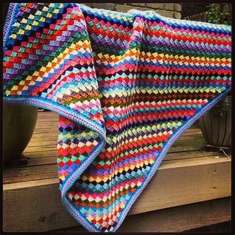 Ravelry Diagonals Pattern By Mamzelle Flo Granny Stripe Blanket