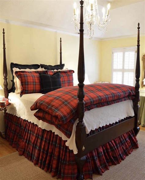 I Want This Bedroom♥️ Plaid Bedroom Tartan Bedding Scottish Decor