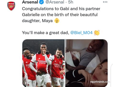 Arsenal Star Gabriel Magalhães And Wife Welcome Their First Child A