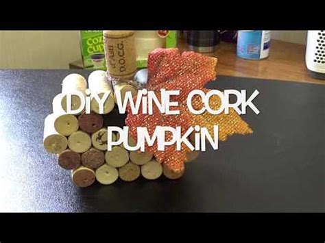 How To Make The Perfect Fall Decoration A Diy Wine Cork Pumpkin