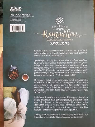 Buku Panduan Ramadhan Bekal Meraih Ramadhan Penuh Berkah Stok Kosong