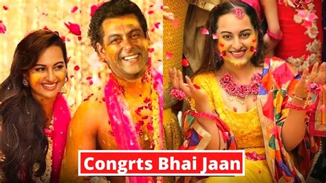 Salman Khan And Sonakshi Sinha Secretly Getting Married Grand Haldi Ceremony Pics Leaked Youtube