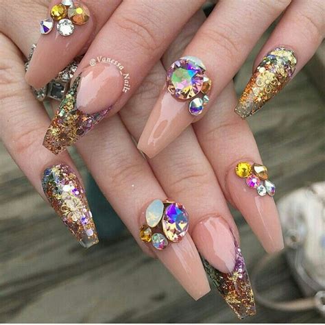 Pin By Brittany Elliott ♡ On Fabulous Nails ♡ Bling Nails Fashion