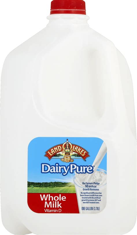 Land Olakes Dairy Pure Whole Milk 1 Gallon