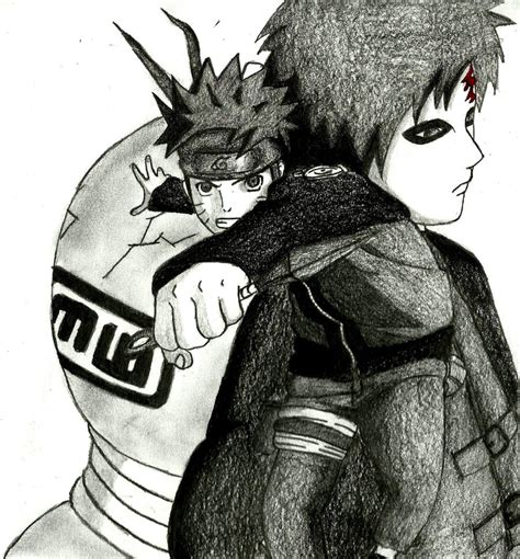 Naruto And Gaara By Artxnoa On Deviantart