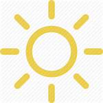 Weather Sunny Icon Sun Icons Bright Forecast