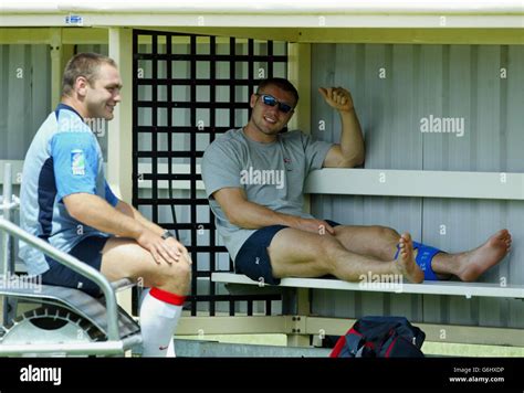 Injured England Rugby Players Trevor Woodman Hi Res Stock Photography