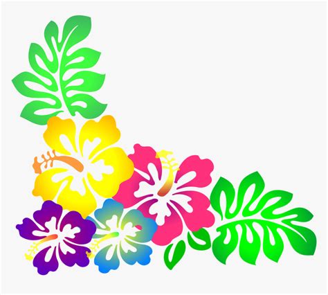 Hawaiian Floral Clipart