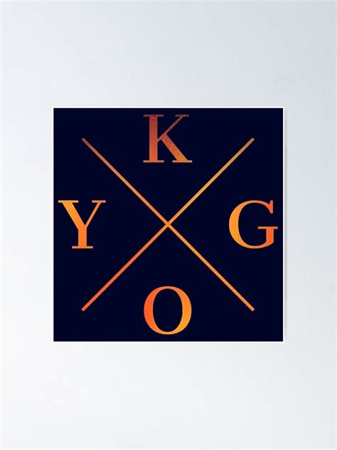 k y g o poster by bandonsingo redbubble