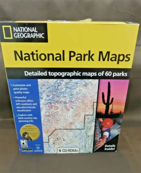 National Geographic Detailed Topographical Maps Of 60 National Parks