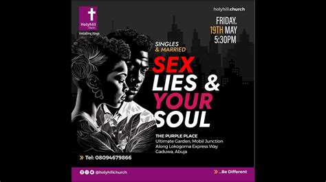 Singles And Married Sex Lies And Your Soul Pastor Sunday Ogidigbo 19th May 2023 Youtube