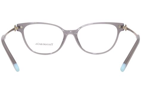 tiffany and co tf2223b 8257 eyeglasses women s opal grey full rim cat eye 52mm