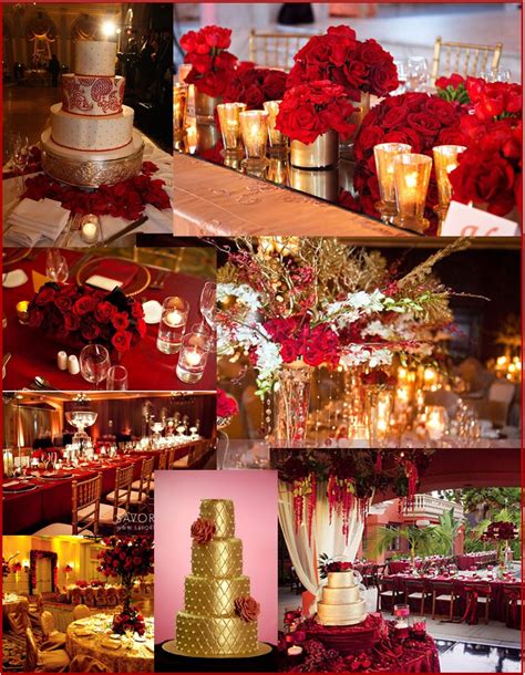 Red And Gold Wedding And Event Ideas Red Wedding Decorations Red