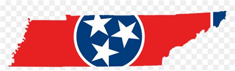 Tennessee Outline With Flag Clipart Png Download Tennessee State